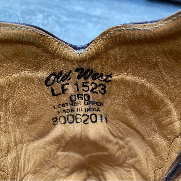 EUC - Old West Barnwood Vintage Turquoise Boots - Picture 11 of 11